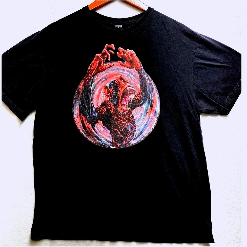 Wrath‎ By David Does Work Seven Sins Series T-shirt Men's XL Molten Horror